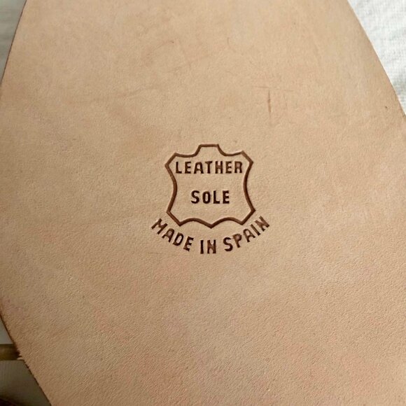 Mr Seymour Vintage 70s 80s Gold Mesh Slingback Sandal Size 10 Block Heel Leather - Picture 8 of 9